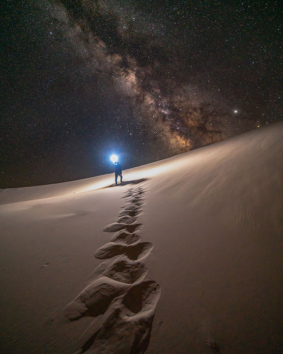 入選　　yoshiyuki ohtaさんの作品「Stargazing in the desert」